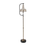 Modern European furniture - Amber Glass Shade Floor Lamp - www.oroa.com