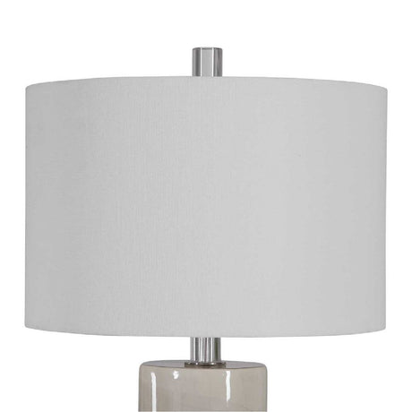 Beige Glazed Ceramic Table Lamp by Uttermost Zesiro, alternate view 3