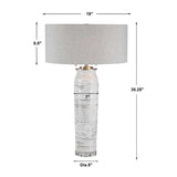 Beige Linen Shade Table Lamp by Uttermost Lenta, alternate view 3