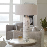 Beige Linen Shade Table Lamp by Uttermost Lenta, alternate view 7