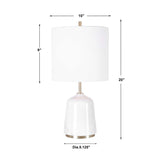 White Marble Table Lamp by Uttermost Eloise, alternate view 8