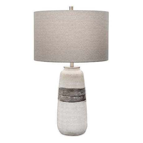 Textured Oval Ceramic Table Lamp by Uttermost Modica