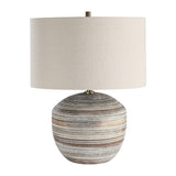 Earth-Toned Ceramic Table Lamp by Uttermost Prospect
