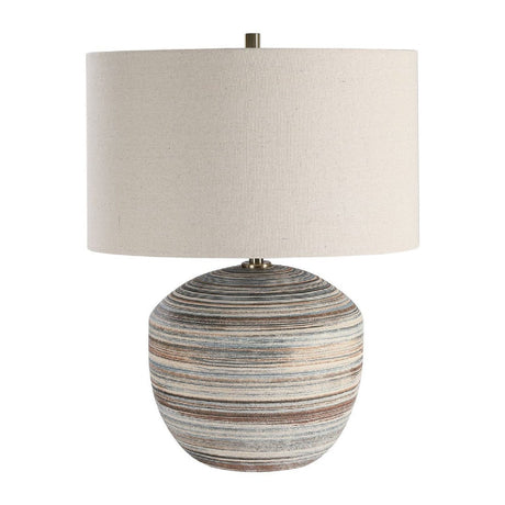 Earth-Toned Ceramic Table Lamp by Uttermost Prospect
