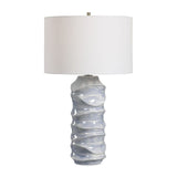 Modern European furniture - Sculpted Ceramic Table Lamp by Uttermost Waves - www.oroa.com