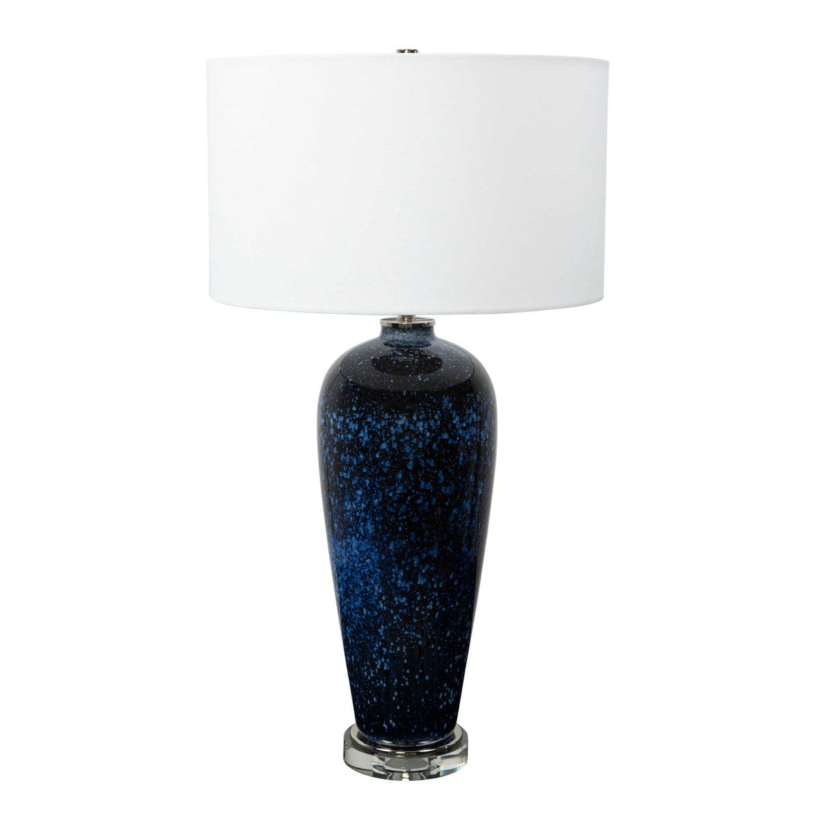 Modern European furniture - Blue Glass Table Lamp by Uttermost Stargazer - www.oroa.com
