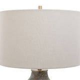 Gray Textured Ceramic Table Lamp by Uttermost Monacan, alternate view 5