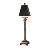 Black Rope Buffet Lamp by Uttermost Bellcord