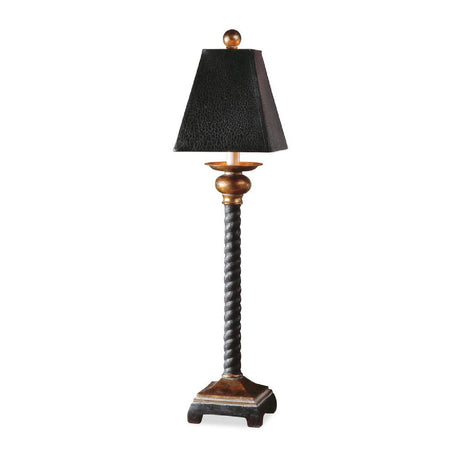 Black Rope Buffet Lamp by Uttermost Bellcord