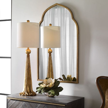 Metallic Gold Buffet Lamp by Uttermost Paravani, alternate view 2