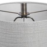 Gray Embossed Ceramic Buffet Lamp by Uttermost Zahlia, alternate view 5
