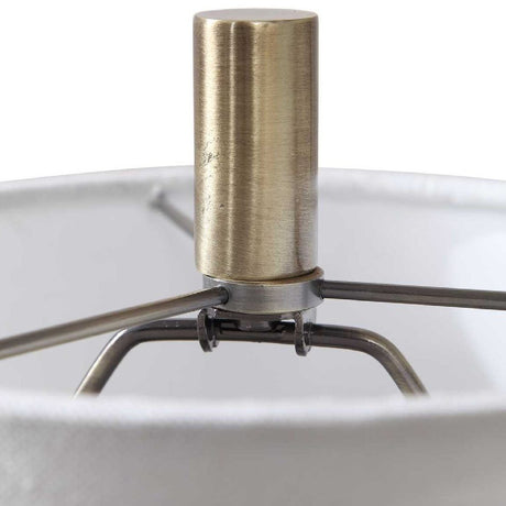 White Marble Base Buffet Lamp by Uttermost Minette, alternate view 4