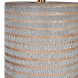 Modern European furniture - Frosted Gray Ceramic Table Lamp by Uttermost Monolith - www.oroa.com