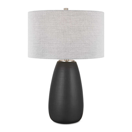 Satin Black Ceramic Table Lamp by Uttermost Twilight