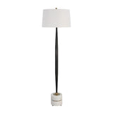 Channeled Cast Iron Floor Lamp | Uttermost Miraz - www.oroa.com