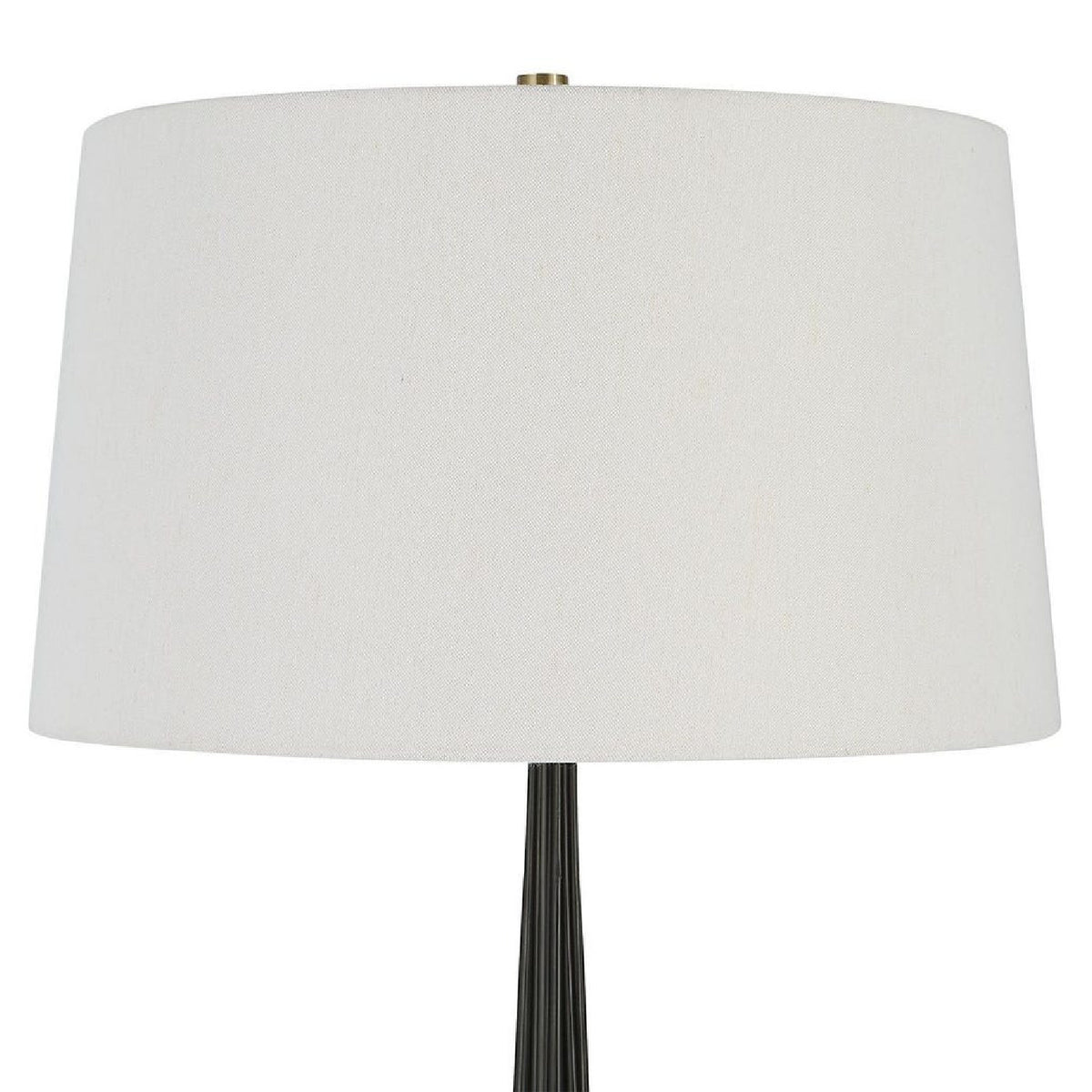 Channeled Cast Iron Floor Lamp | Uttermost Miraz - www.oroa.com