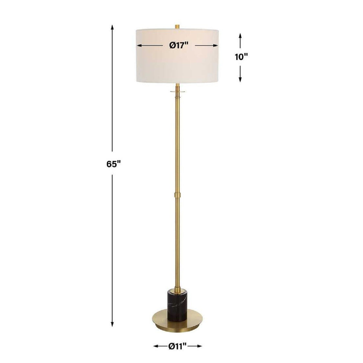 Antique Brass Floor Lamp | Uttermost Guard - www.oroa.com