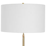 Modern European furniture - Antique Brass Adjustable Floor Lamp - www.oroa.com
