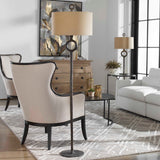Modern European furniture - Antique Brass Adjustable Floor Lamp - www.oroa.com