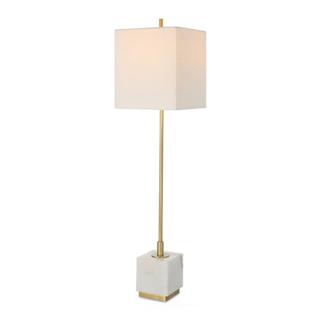 White Marble Block Buffet Lamp by Uttermost Escort, alternate view 3