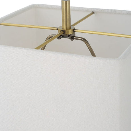 White Marble Block Buffet Lamp by Uttermost Escort, alternate view 6