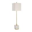 White Marble Block Buffet Lamp by Uttermost Escort