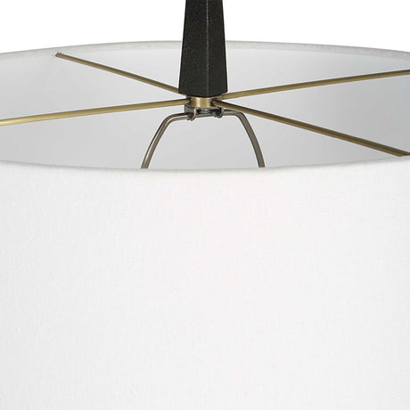 Modern European furniture - Aged Black Tapered Floor Lamp - www.oroa.com