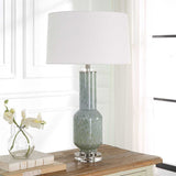 Modern European furniture - Gray Bubble Glass Table Lamp - www.oroa.com