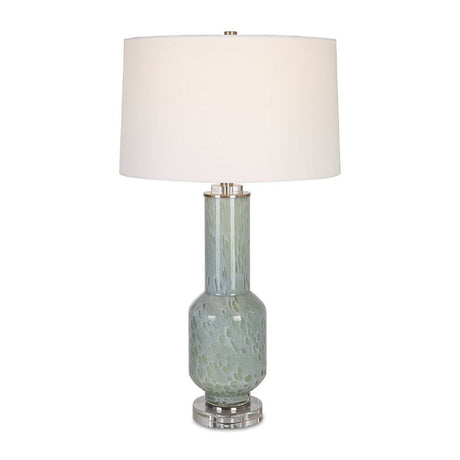 Modern European furniture - Gray Bubble Glass Table Lamp - www.oroa.com
