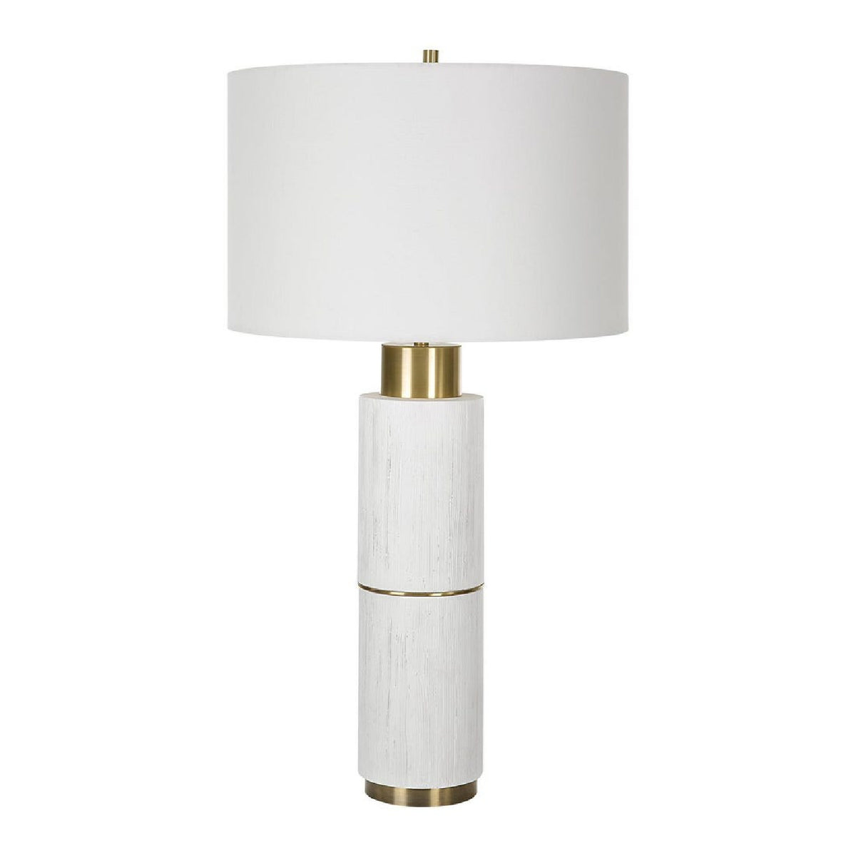 Whitewashed Wood Look Table Lamp by Uttermost Ruse, alternate view 4