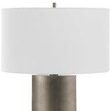 Modern European furniture - Gray Steel Table Lamp - www.oroa.com