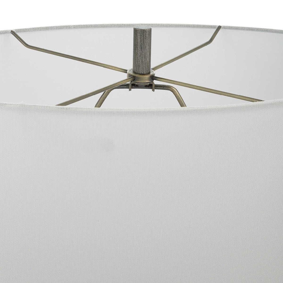 Modern European furniture - Gray Steel Table Lamp - www.oroa.com