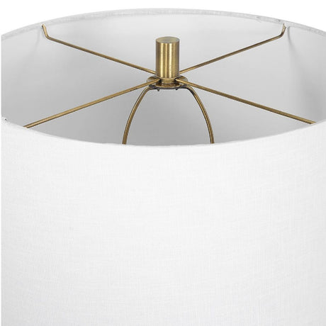 Geometric Patterned Ceramic Table Lamp by Uttermost Zade, alternate view 6