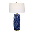 Geometric Patterned Ceramic Table Lamp by Uttermost Zade