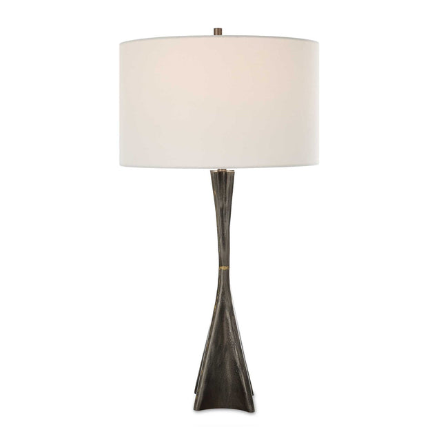 Modern European furniture - Textured Cast Iron Table Lamp by Uttermost Keiron - www.oroa.com