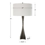 Modern European furniture - Textured Cast Iron Table Lamp by Uttermost Keiron - www.oroa.com