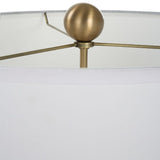Glass Base Linen Table Lamp | Uttermost Cardoni - www.oroa.com