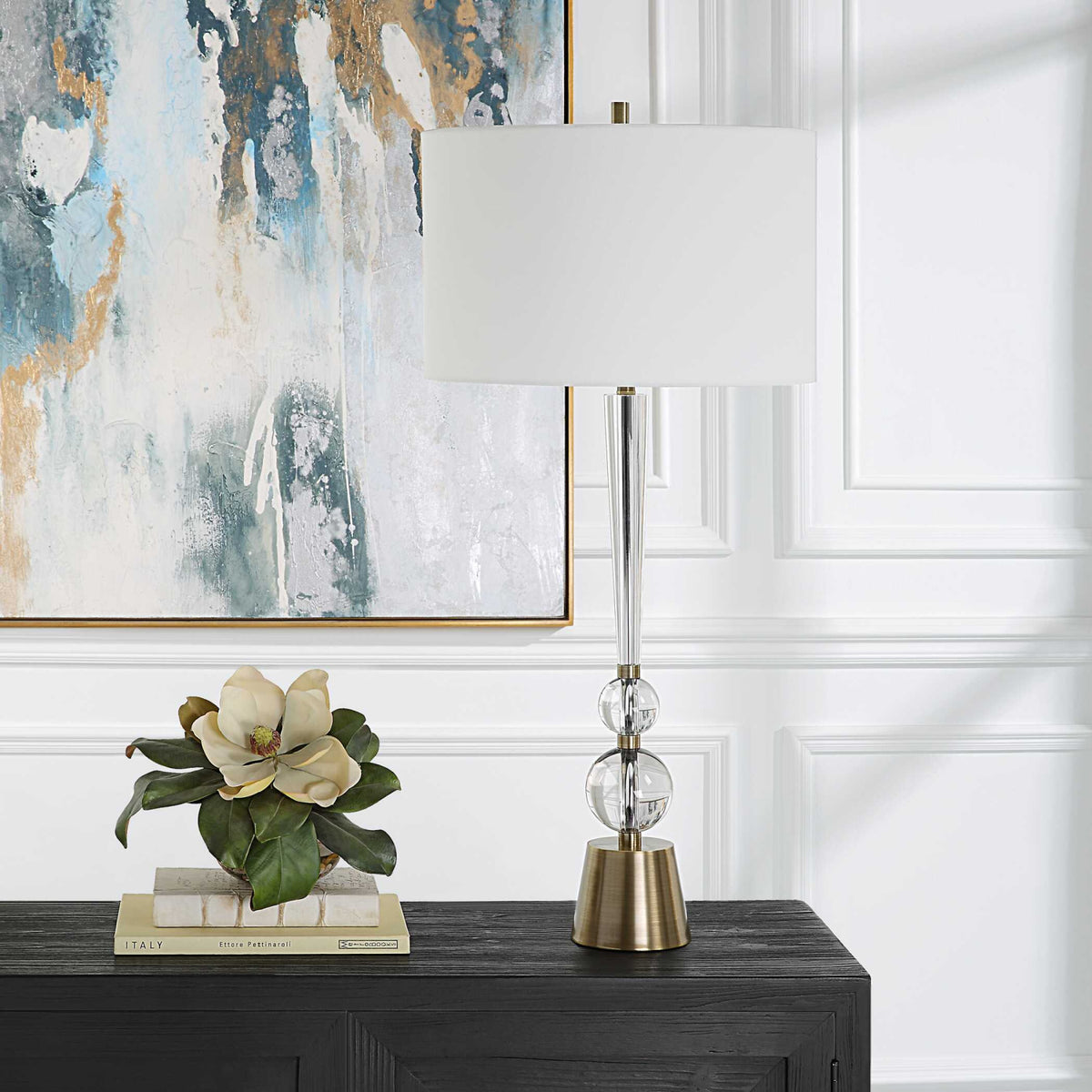 Crystal Spheres Table Lamp by Uttermost Annily, alternate view 8