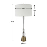 Crystal Spheres Table Lamp by Uttermost Annily, alternate view 9