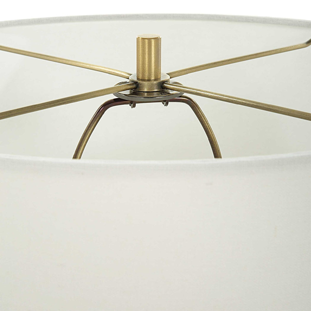 Square Column Base Table Lamp by Uttermost Crystal, alternate view 5