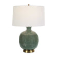 Aged Green Glass Table Lamp by Uttermost Nataly