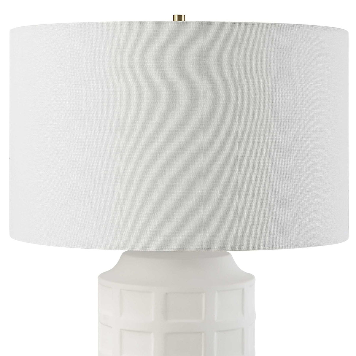 Modern European furniture - Embossed Tiles Ceramic Table Lamp by Uttermost Window Pane - www.oroa.com