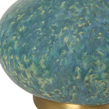 Blue Glazed Ceramic Buffet Lamp by Uttermost Kaimana, alternate view 6