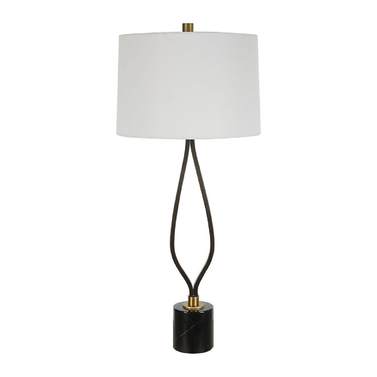 Wishbone Shaped Iron Table Lamp by Uttermost Separate Paths, alternate view 3