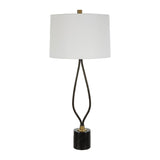 Wishbone Shaped Iron Table Lamp by Uttermost Separate Paths, alternate view 3