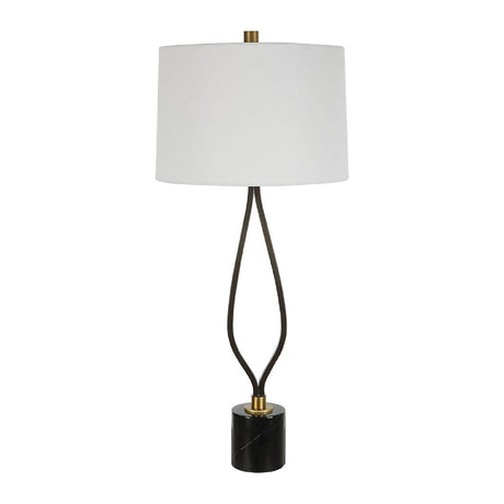 Wishbone Shaped Iron Table Lamp by Uttermost Separate Paths, alternate view 3