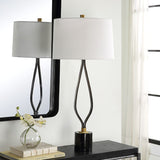 Wishbone Shaped Iron Table Lamp by Uttermost Separate Paths, alternate view 5