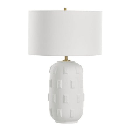 White Glazed Porcelain Table Lamp by Uttermost Emerie
