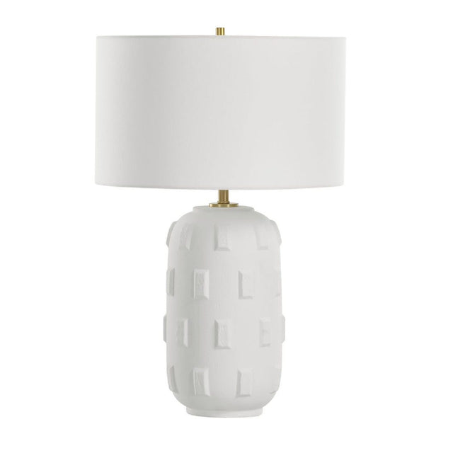 White Glazed Porcelain Table Lamp by Uttermost Emerie