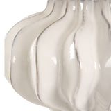 White Ridged Porcelain Table Lamp by Uttermost Wrenley, alternate view 7